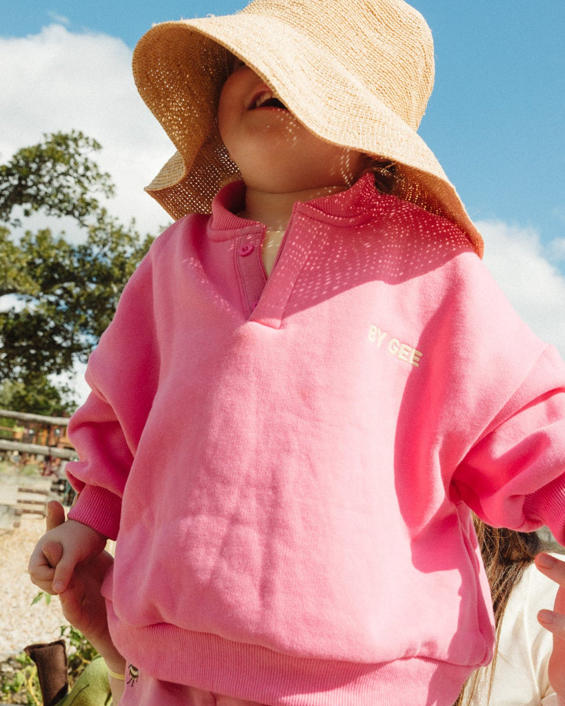 Boxy Sweatshirt - Peony