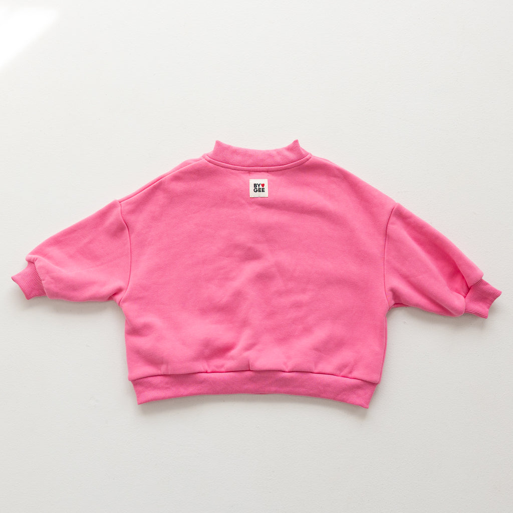 Boxy Sweatshirt - Peony