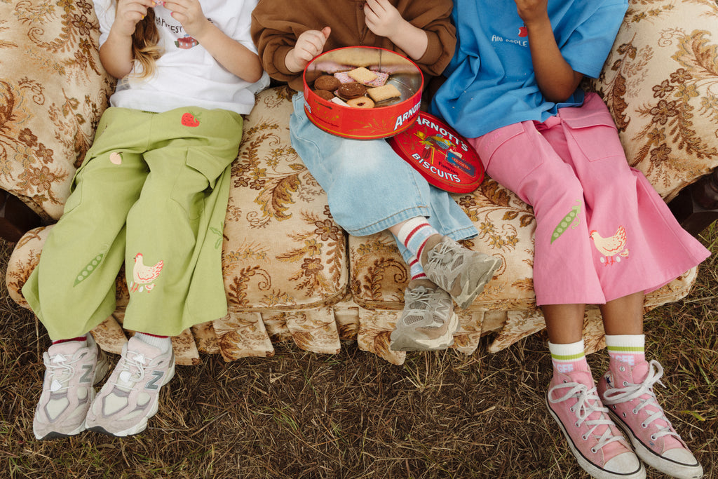 Cropped Cargo Pants - Peony