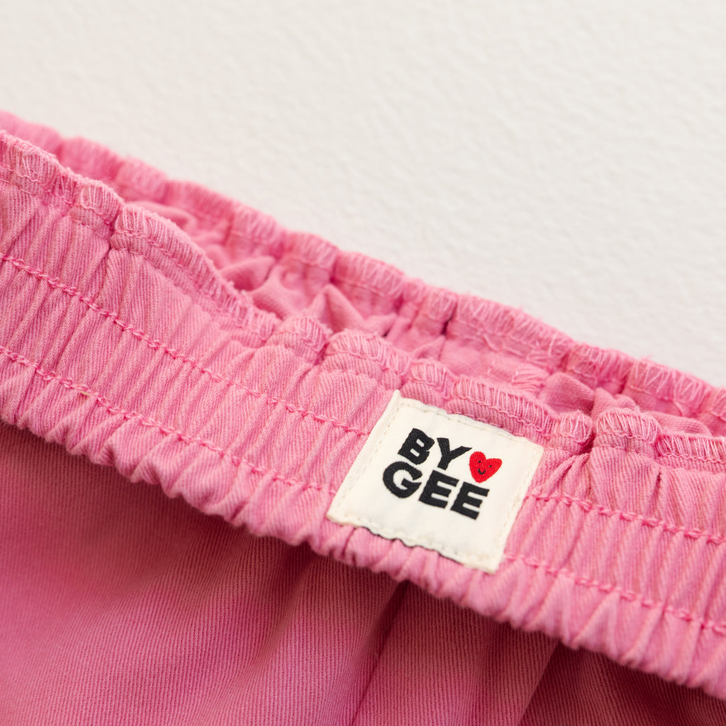 Cropped Cargo Pants - Peony