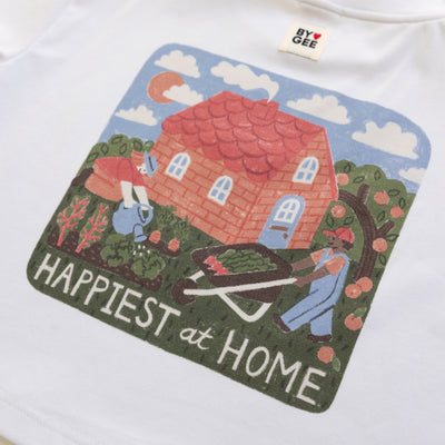 Happiest at Home Boxy Tee