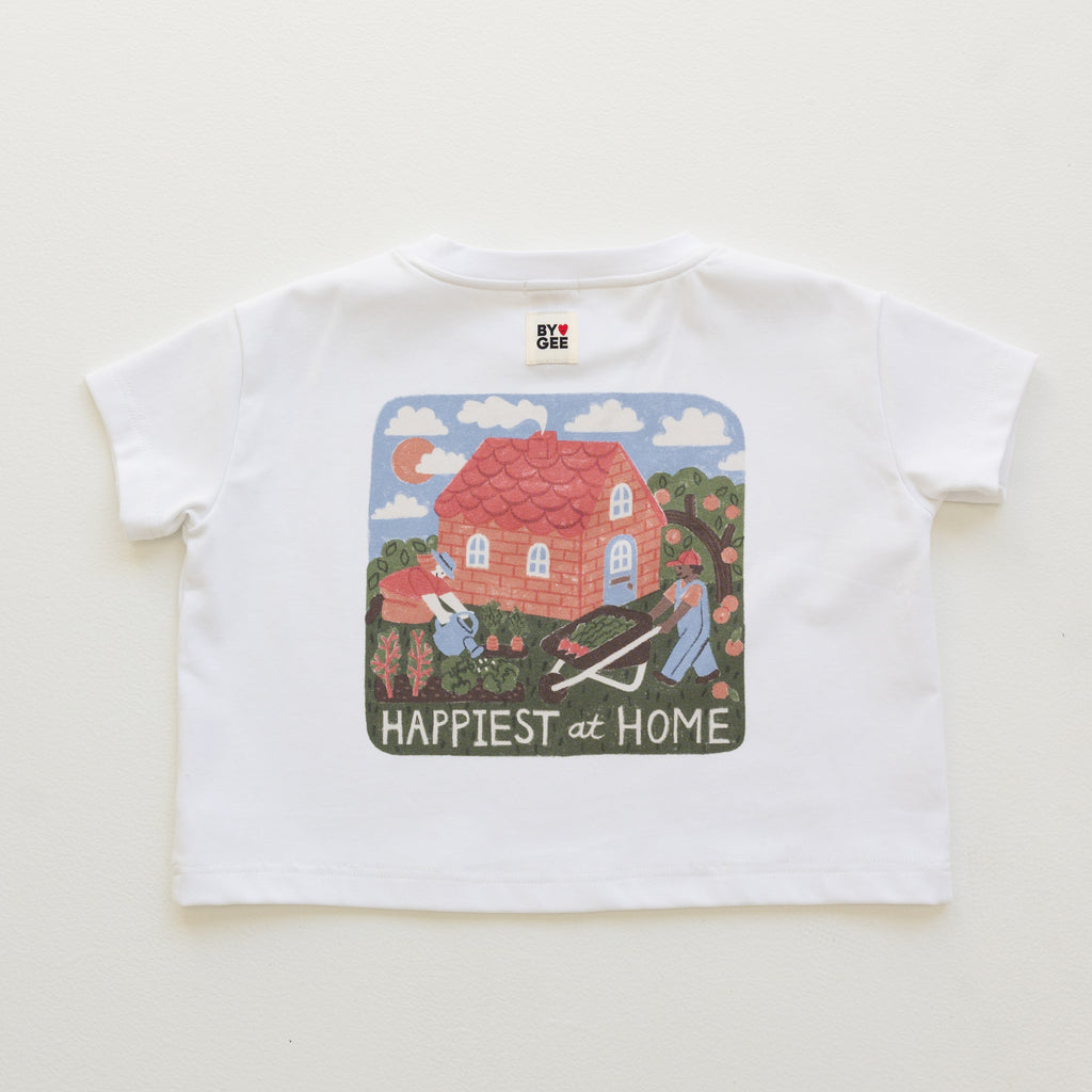 Happiest at Home Boxy Tee