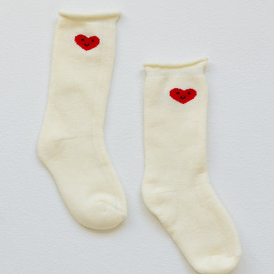 Mini Slouch Socks - Red Heart