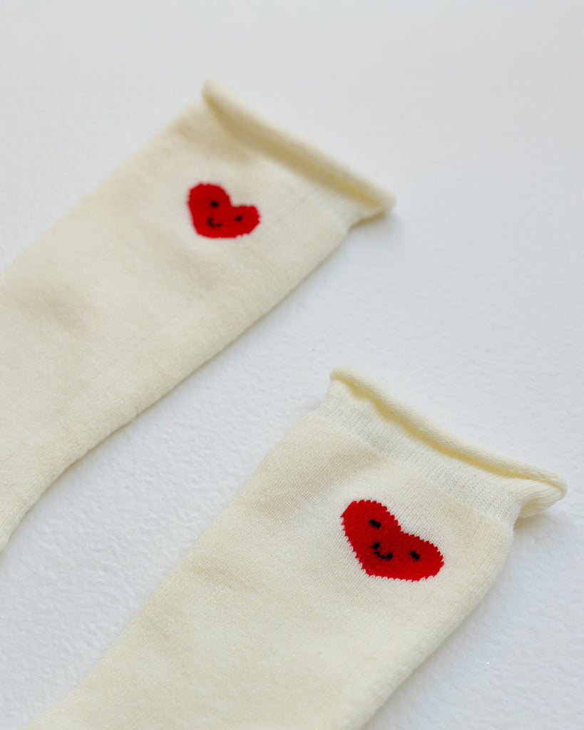 Mini Slouch Socks - Red Heart
