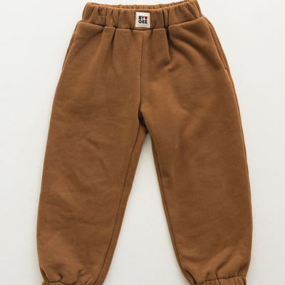 Wide Leg Sweatpants - Chocolate