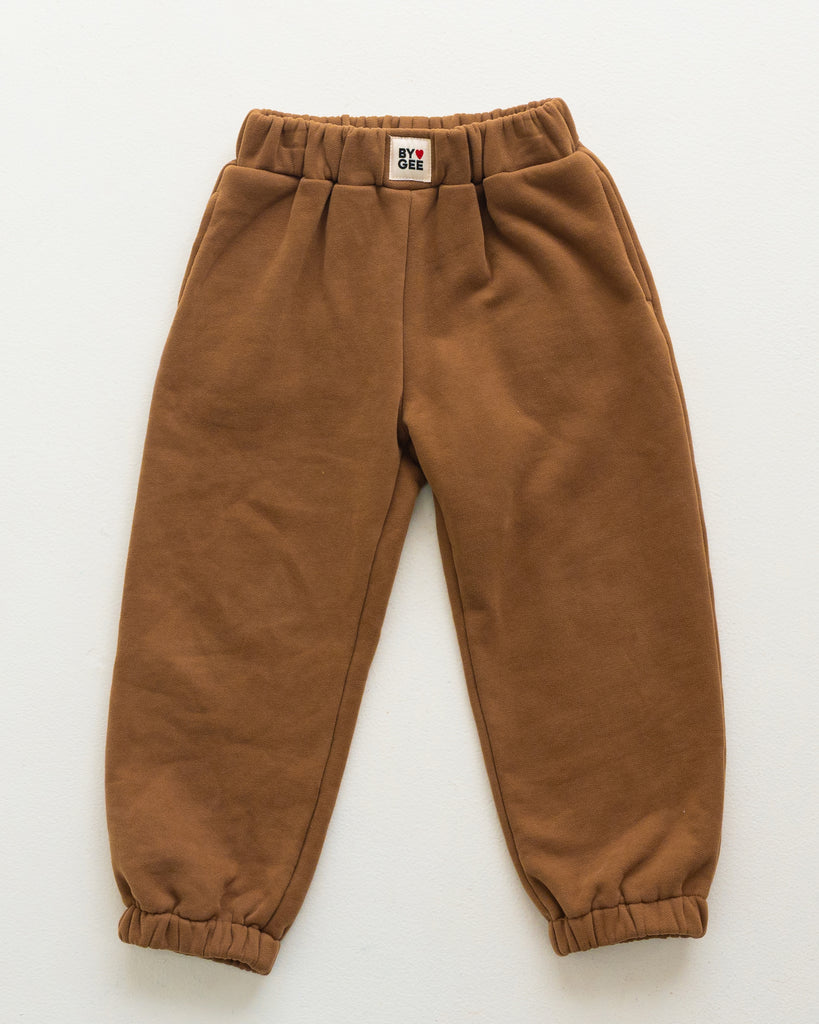 Wide Leg Sweatpants - Chocolate