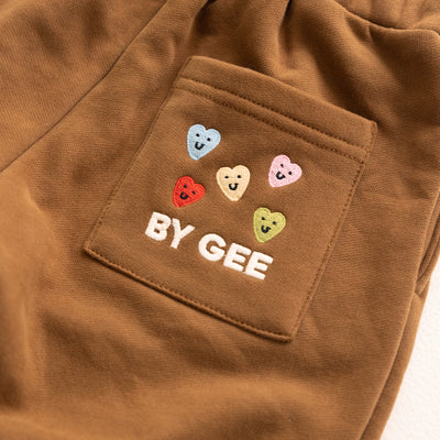 Wide Leg Sweatpants - Chocolate