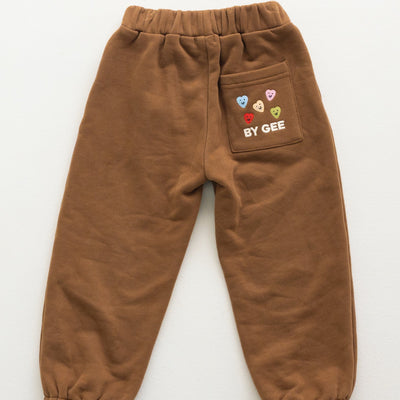 Wide Leg Sweatpants - Chocolate