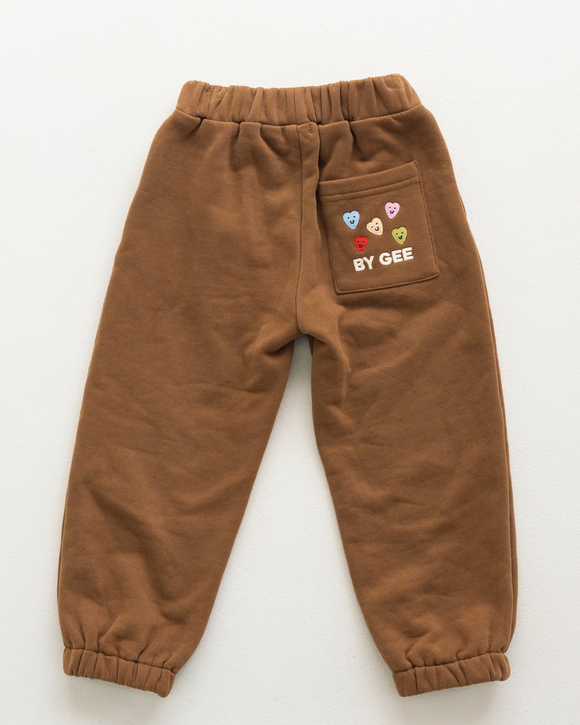 Wide Leg Sweatpants - Chocolate