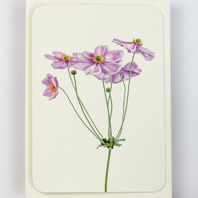 Card - Anemone Flower