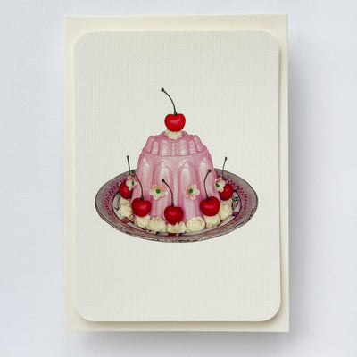 Card - Rose Petal Blancmange