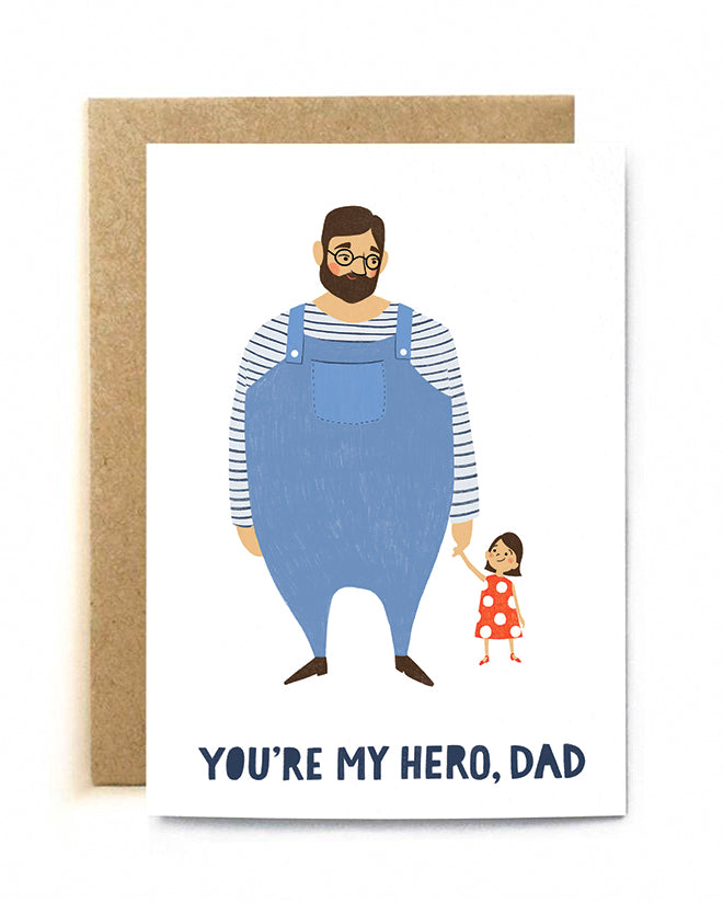 Large Card - You're My Hero, Dad