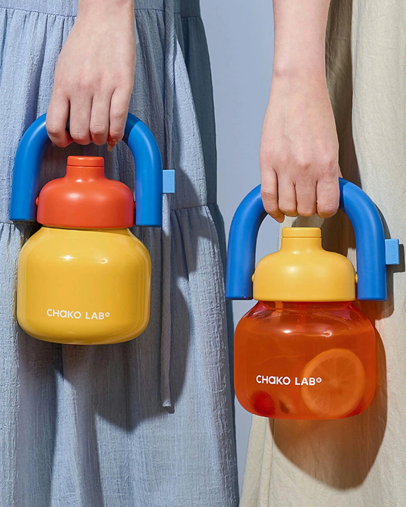 Linlin Kettle Water Bottle - Yellow & Blue
