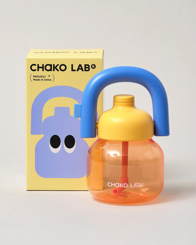 Linlin Kettle Water Bottle - Yellow & Blue