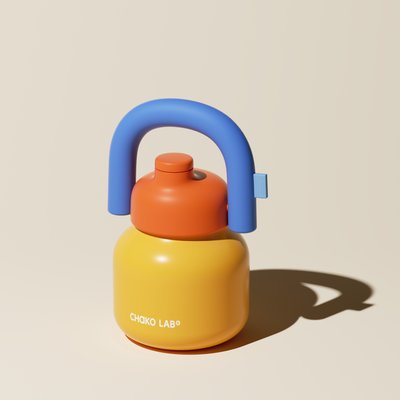 Linlin Stainless Water Bottle - Yellow & Blue