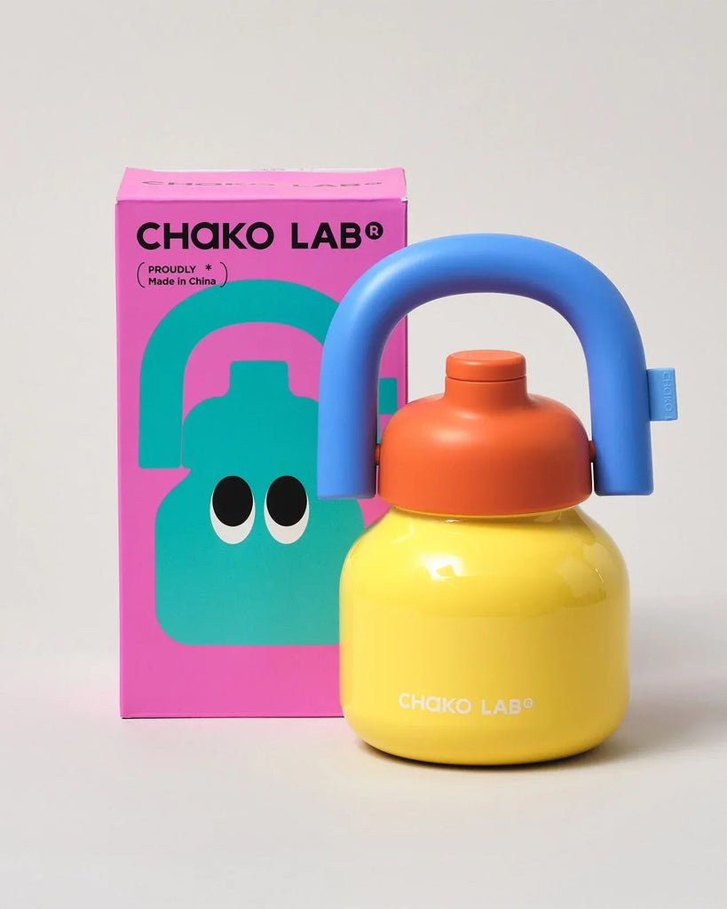 Linlin Stainless Water Bottle - Yellow & Blue