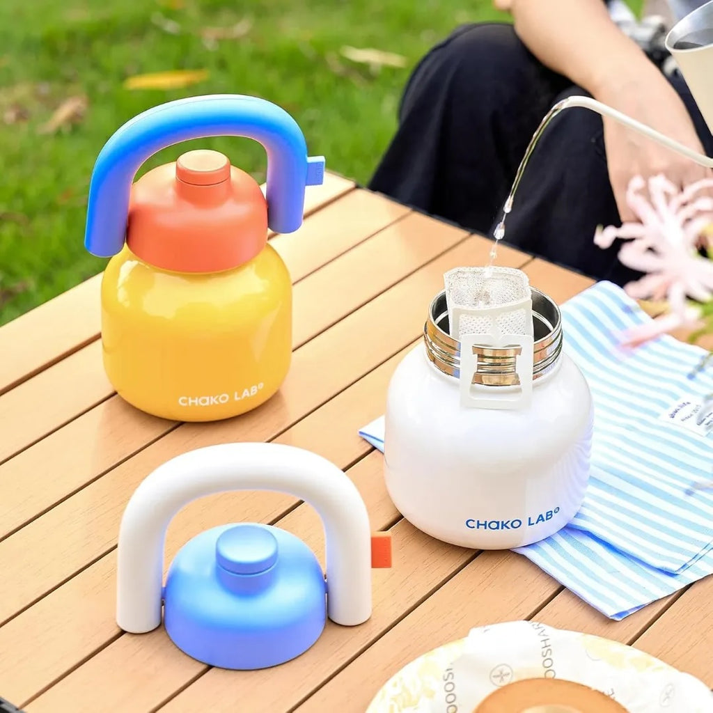 Linlin Stainless Water Bottle - Yellow & Blue