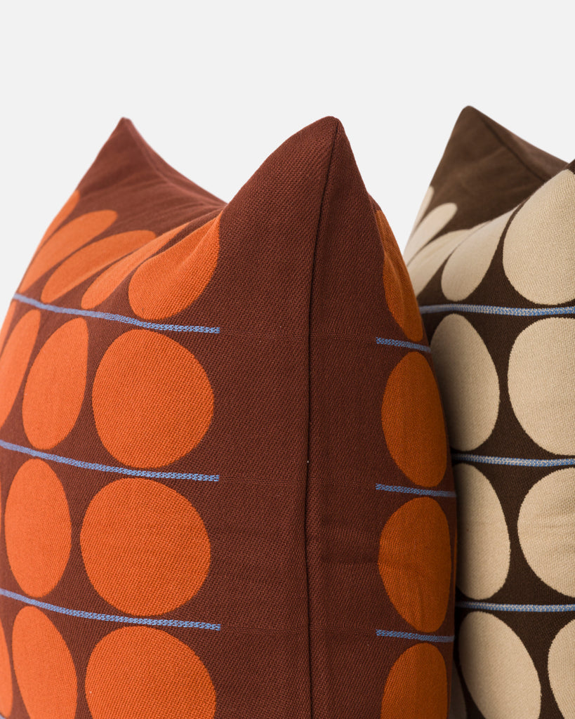 Abacus Cushion Cover - Merlot & Cherry