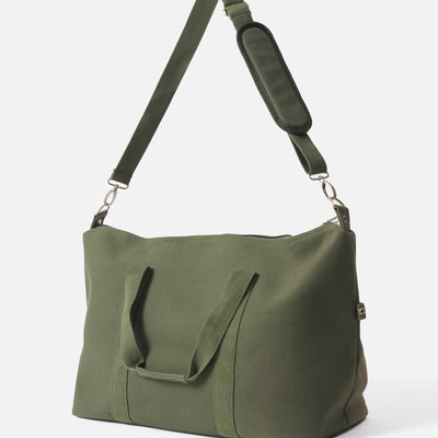 Canvas Weekender Bag - Olive