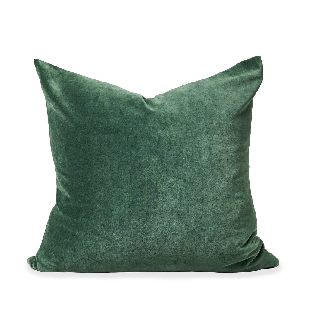 Velvet Cushion Cover - Duck Green