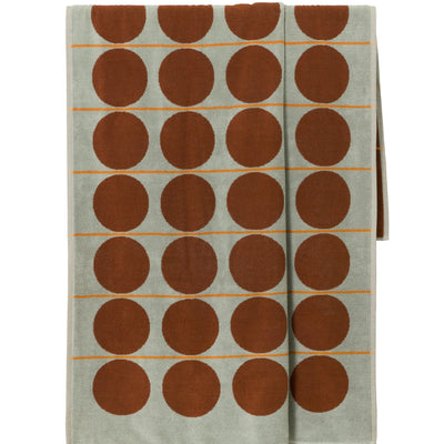 Abacus Beach Towel - Mist & Paprika