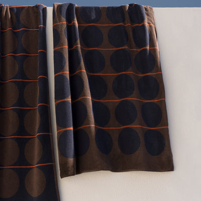 Abacus Beach Towel - Rye & Tamarillo