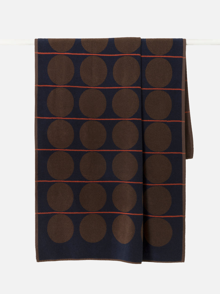 Abacus Beach Towel - Rye & Tamarillo