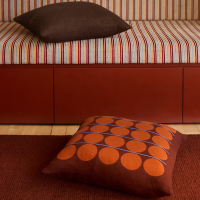 Abacus Cushion Cover - Merlot & Cherry