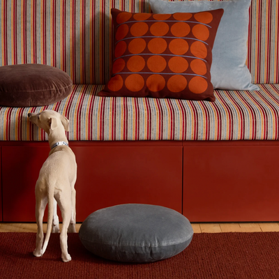 Abacus Cushion Cover - Merlot & Cherry