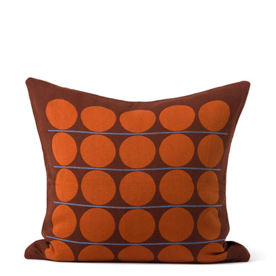 Abacus Cushion Cover - Merlot & Cherry
