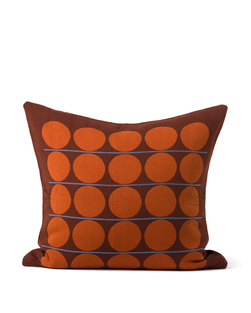 Abacus Cushion Cover - Merlot & Cherry
