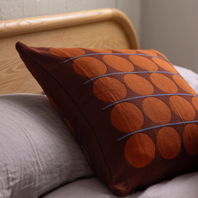 Abacus Cushion Cover - Merlot & Cherry