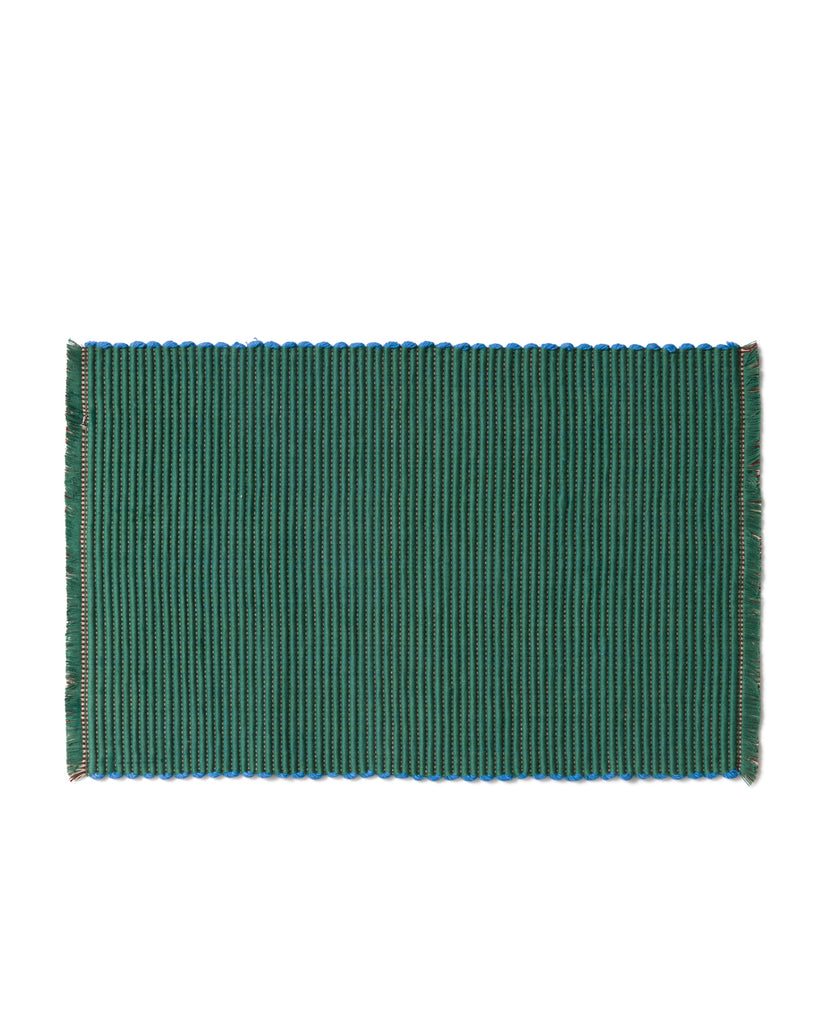 Albers Striped Placemat - Mint & Merlot
