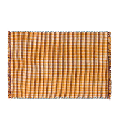 Albers Striped Placemat - Saffron & Merlot