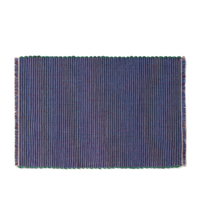 Albers Striped Placemat - Wheat & Cornflower