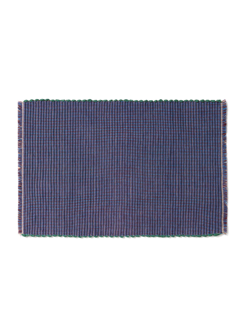 Albers Striped Placemat - Wheat & Cornflower