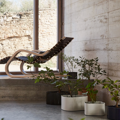 White Artek Riihitie Plant Pot B