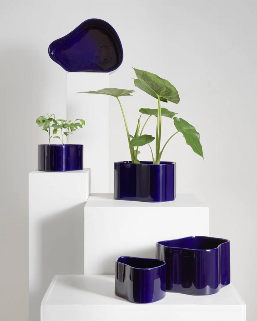 Blue Artek Riihitie Plants Pots A