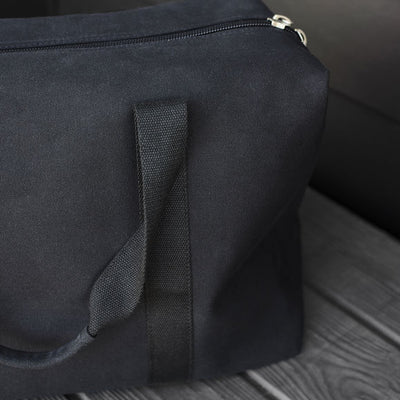 Canvas Weekender Bag - Black