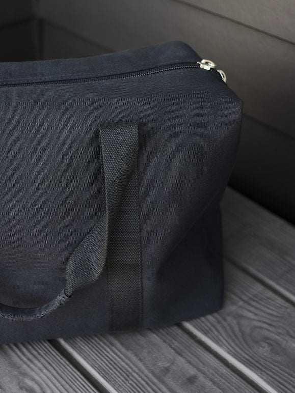 Canvas Weekender Bag - Black