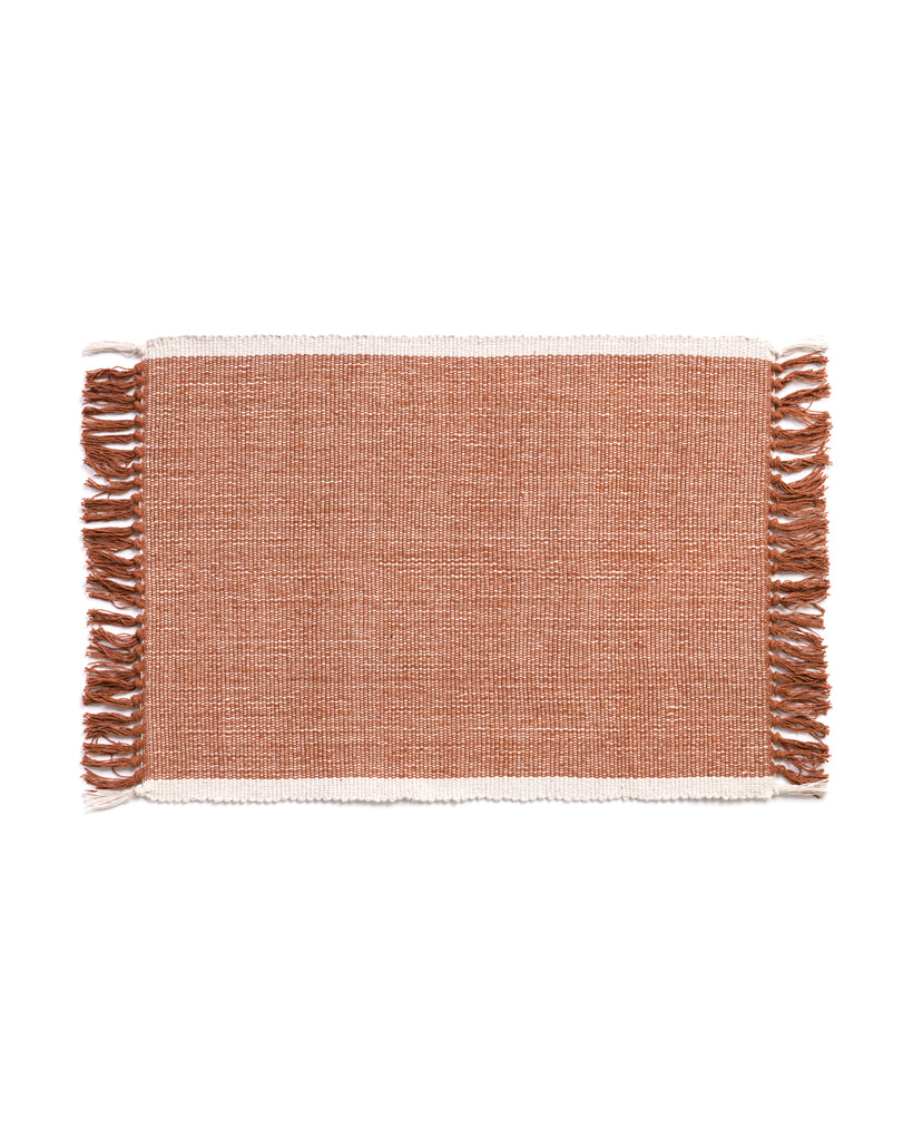 Cotton Mat - Brick