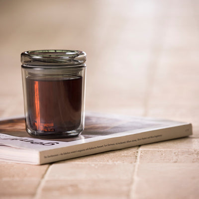 Glass Travel Cup - Charcoal