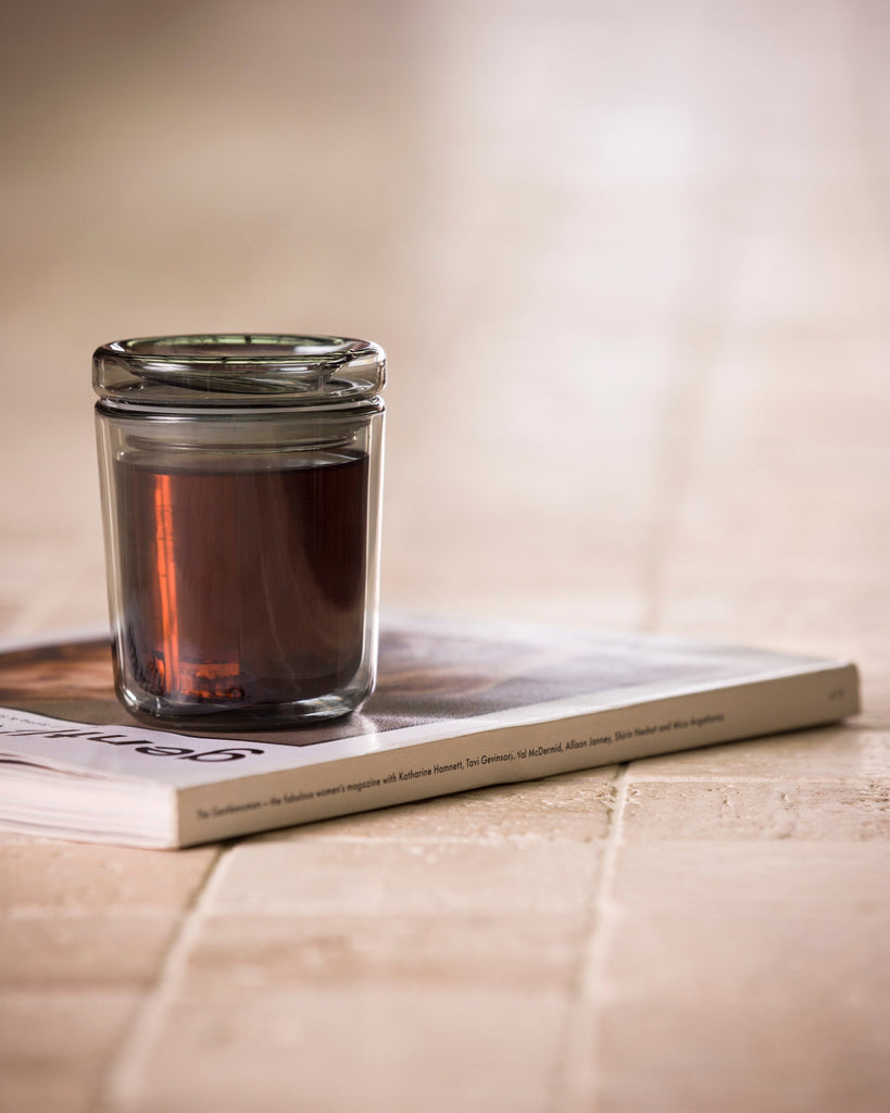 Glass Travel Cup - Charcoal