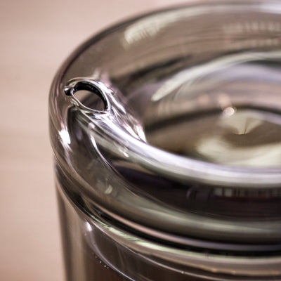 Glass Travel Cup - Charcoal