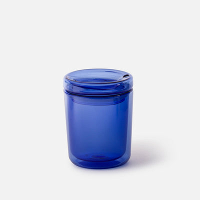 Glass Travel Cup - Cobalt