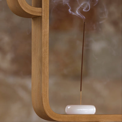 Haze Incense Holder - Jade White