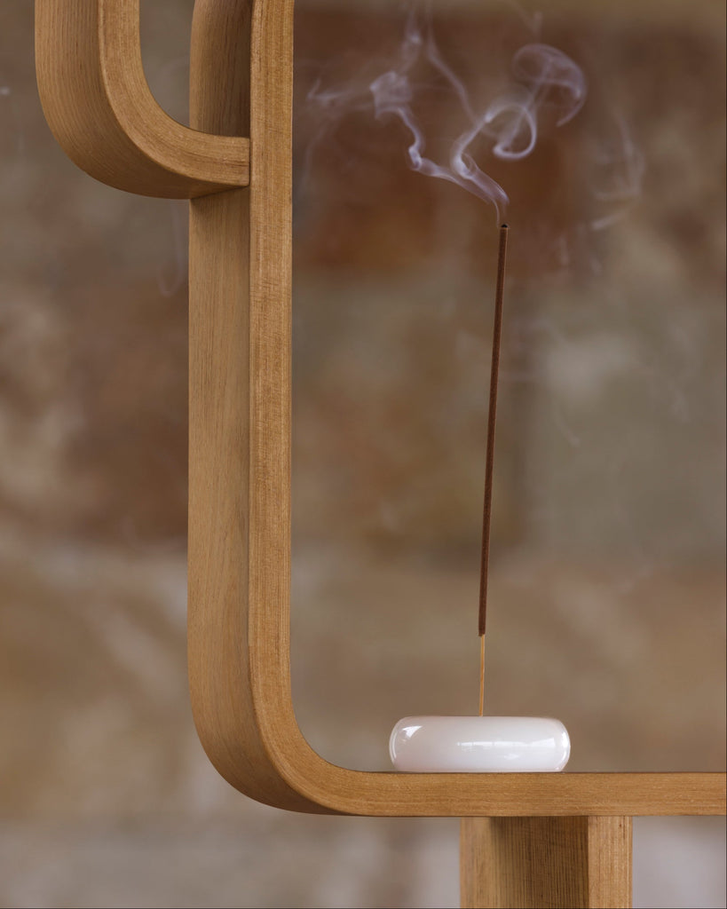 Haze Incense Holder - Jade White