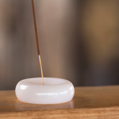 Haze Incense Holder - Jade White