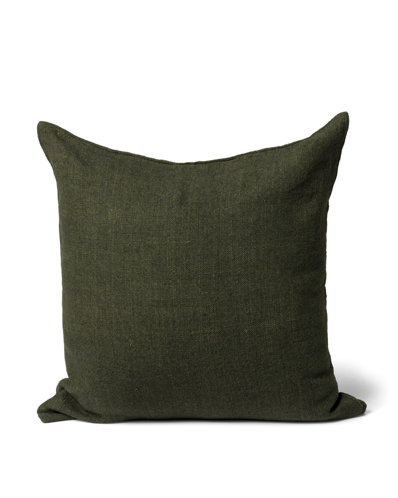 Heavy Linen Cushion Cover - Ivy
