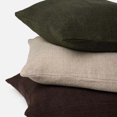 Heavy Linen Cushion Cover - Ivy